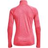 imageUnder Armour Womens Tech Twist  Zip LongSleeve PulloverCerise 653Metallic Silver