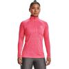 imageUnder Armour Womens Tech Twist  Zip LongSleeve PulloverCerise 653Metallic Silver