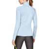 imageUnder Armour Womens Tech Twist  Zip LongSleeve PulloverCoded Blue 451Metallic Silver