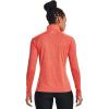 imageUnder Armour Womens Tech Twist  Zip LongSleeve PulloverElectric Tangerine 824Metallic Silver