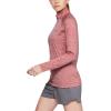 imageUnder Armour Womens Tech Twist  Zip LongSleeve PulloverFractal Pink 692Metallic Silver