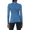 imageUnder Armour Womens Tech Twist  Zip LongSleeve PulloverIndigo 404Metallic Silver