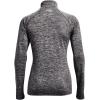 imageUnder Armour Womens Tech Twist  Zip LongSleeve PulloverJet Gray 010Metallic Silver