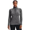 imageUnder Armour Womens Tech Twist  Zip LongSleeve PulloverJet Gray 010Metallic Silver