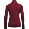 imageUnder Armour Womens Tech Twist  Zip LongSleeve PulloverLeague Red 626Metallic Silver