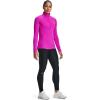 imageUnder Armour Womens Tech Twist  Zip LongSleeve PulloverMeteor Pink 660Metallic Silver