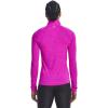 imageUnder Armour Womens Tech Twist  Zip LongSleeve PulloverMeteor Pink 660Metallic Silver