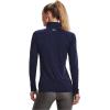imageUnder Armour Womens Tech Twist  Zip LongSleeve PulloverMidnight Navy 410Metallic Silver