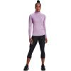 imageUnder Armour Womens Tech Twist  Zip LongSleeve PulloverOctane 566Metallic Silver