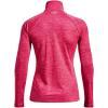 imageUnder Armour Womens Tech Twist  Zip LongSleeve PulloverPenta Pink 975Metallic Silver