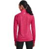 imageUnder Armour Womens Tech Twist  Zip LongSleeve PulloverPenta Pink 975Metallic Silver