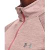 imageUnder Armour Womens Tech Twist  Zip LongSleeve PulloverPink Clay 663Metallic Silver