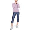imageUnder Armour Womens Tech Twist  Zip LongSleeve PulloverPink Fog 694Metallic Silver