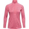 imageUnder Armour Womens Tech Twist  Zip LongSleeve PulloverPink Lemonade 668Translucent