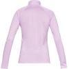 imageUnder Armour Womens Tech Twist  Zip LongSleeve PulloverPurple Ace 543Metallic Silver