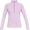 imageUnder Armour Womens Tech Twist  Zip LongSleeve PulloverPurple Ace 543Metallic Silver