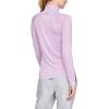 imageUnder Armour Womens Tech Twist  Zip LongSleeve PulloverPurple Ace 543Metallic Silver
