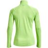 imageUnder Armour Womens Tech Twist  Zip LongSleeve PulloverQuirky Lime 752Metallic Silver