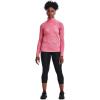 imageUnder Armour Womens Tech Twist  Zip LongSleeve PulloverRetro Pink 676Metallic Silver
