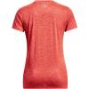 imageUnder Armour Womens Tech Twist TShirt629 Beta  Pomegranate  Metallic Silver