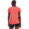 imageUnder Armour Womens Tech Twist TShirt629 Beta  Pomegranate  Metallic Silver