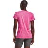imageUnder Armour Womens Tech Twist TShirt652 Rebel Pink  White  Metallic Silver