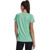 imageUnder Armour Womens Tech Twist TShirt958 Green Breeze  White  Metallic Silver