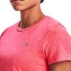 imageUnder Armour Womens Tech Twist TShirtCerise 653Metallic Silver