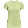 imageUnder Armour Womens Tech Twist TShirtPale Olive 383Metallic Silver
