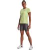 imageUnder Armour Womens Tech Twist TShirtPale Olive 383Metallic Silver