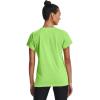 imageUnder Armour Womens Tech Twist TShirtQuirky Lime 752Metallic Silver
