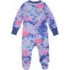 imageUnder Armour babygirls Coverall Footie Zipup Closure Logo ampamp Printed DesignsOxford Blue Tie Dye
