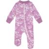 imageUnder Armour babygirls Coverall Footie Zipup Closure Logo ampamp Printed DesignsViolet Void Speckle
