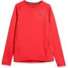 imageUnder Armour Boys ColdGear Long Sleeve TShirtRed 600Black