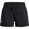 imageUnder Armour Girls Rival Fleece Shorts001 Black   White