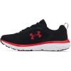 imageUnder Armour Mens Charged Assert 9 Running ShoeBlack 001Red Marble