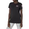 imageUnder Armour Womens New Freedom Flag TShirt002 Black   Flamingo
