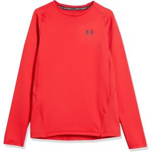 imageUnder Armour Boys ColdGear Long Sleeve TShirtRed 600Black