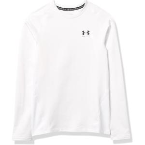 imageUnder Armour Boys ColdGear Long Sleeve TShirtWhite 100Black