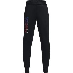 imageUnder Armour Boys Fleece Graphic Joggers001 Black   White