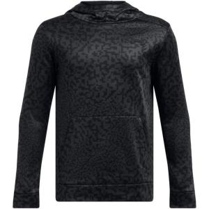 imageUnder Armour Boys Fleece Printed Hoodie001 Black  Anthracite  Black