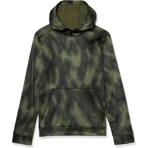 imageUnder Armour Boys Fleece Printed Hoodie390 Marine Od Green   Black