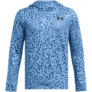 imageUnder Armour Boys Fleece Printed Hoodie465 Horizon Blue  Tech Blue  Black