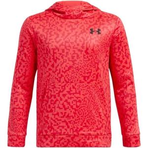 imageUnder Armour Boys Fleece Printed Hoodie713 Racer Red  Red  Black