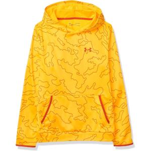 imageUnder Armour Boys Fleece Printed HoodieLunar Orange 881Rich Orange