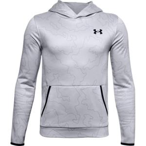 imageUnder Armour Boys Fleece Printed HoodieMod Gray 011Black