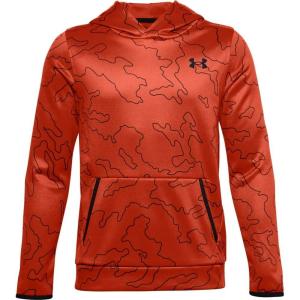 imageUnder Armour Boys Fleece Printed HoodieRich Orange 830Black