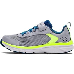 imageUnder Armour Boys Pre School Assert 9 Alternate Closure Running ShoeMod Gray 105Cruise Blue