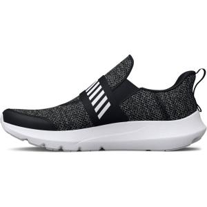 imageUnder Armour Boys Pre School Surge 3 SlipOn Running Shoe001 BlackBlackWhite