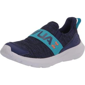 imageUnder Armour Boys Pre School Surge 3 SlipOn Running Shoe500 Sonar BlueBlue SurfOrange Blast